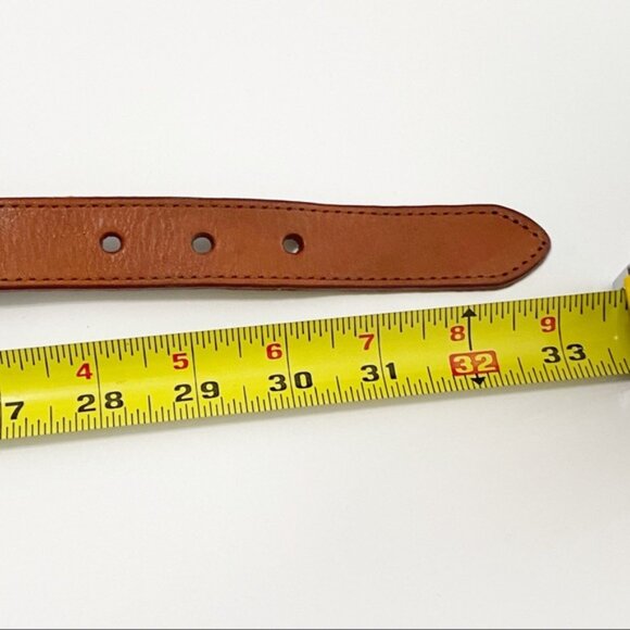 J CREW brown genuine leather belt. Size Small. - Picture 9 of 12